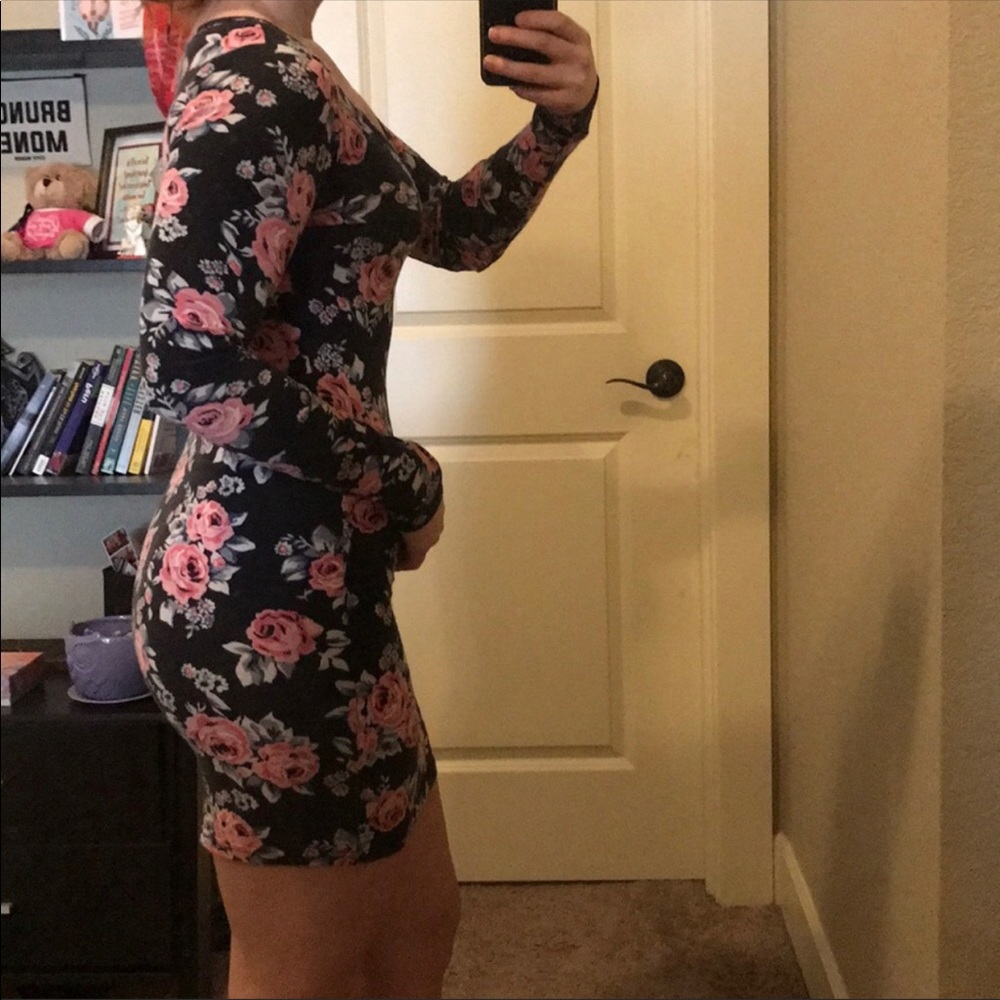 Long sleeve Floral Dress